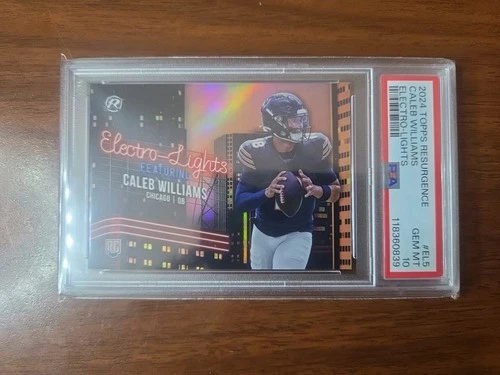 2024 TOPPS RESURGENCE ELECTRO-LIGHTS #EL5 CALEB WILLIAMS ROOKIE RC PSA 10