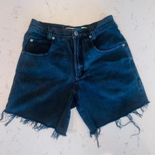 Vintage Elliott Bay Sportswear Black Denim Jeans 100 Cotton Size 28