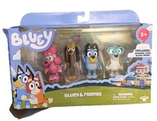 Bluey Friends Figure Set - Includes 4 Figures b