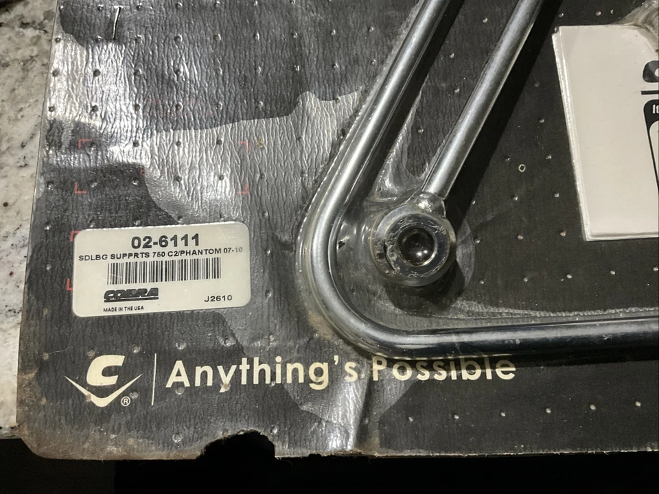 Soportes de alforja cromados Cobra 02-6111 para Honda Shadow 750C2/Phantom 07-19 Foto 3 de 4