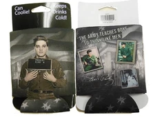 Elvis Presley Army  Beverage Insulator Can Cooler