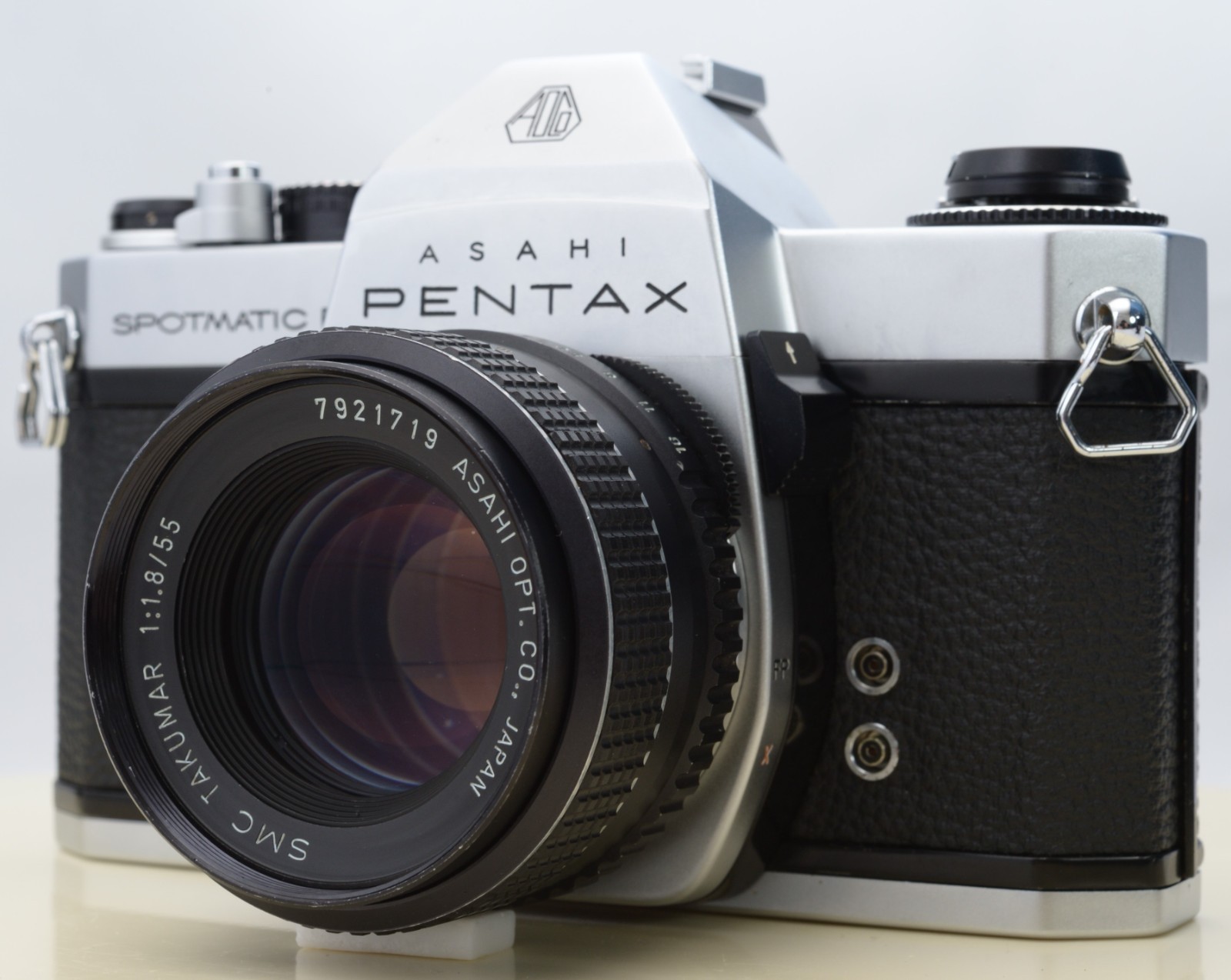 [EXC+3] ASAHI PENTAX SPOTMATIC F SPF Film Camera SLR SMC TAKUMAR 55mm F1.8 #5187