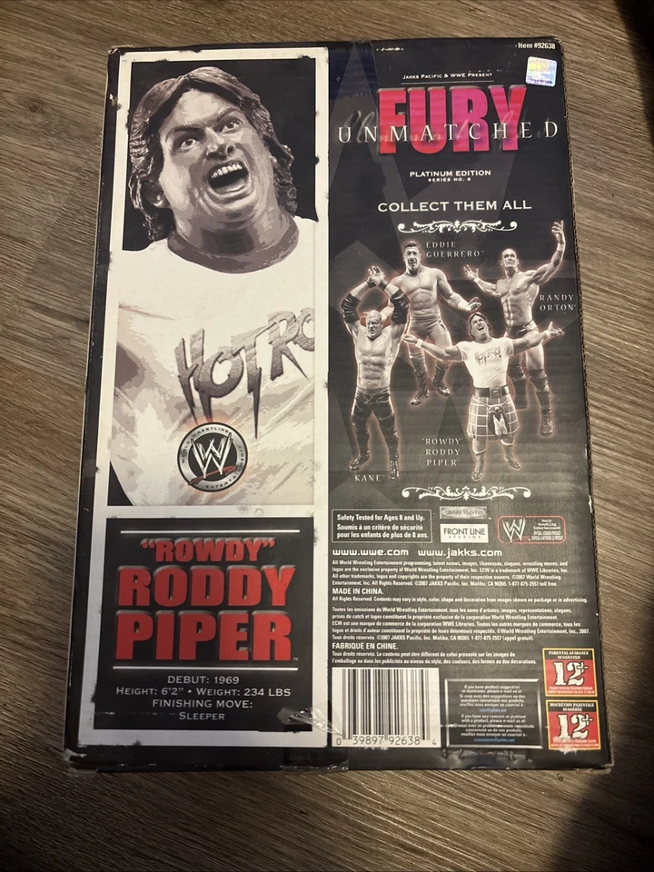 Figura de lucha libre WWE Jakks Roddy Piper serie 6 *sellada* Foto 2 de 2