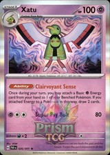 Xatu 26/91 Rare Holo Paldean Fates Pokemon