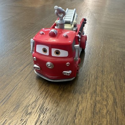 Disney Pixar Cars Mattel Red Fire Truck Large Plastic Vehicle Toy Loose