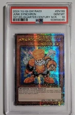 2024 YU-GI-OH! RA03-QUARTER CENTURY BONANZA #EN199 JUNK SYNCHRON PSA 10