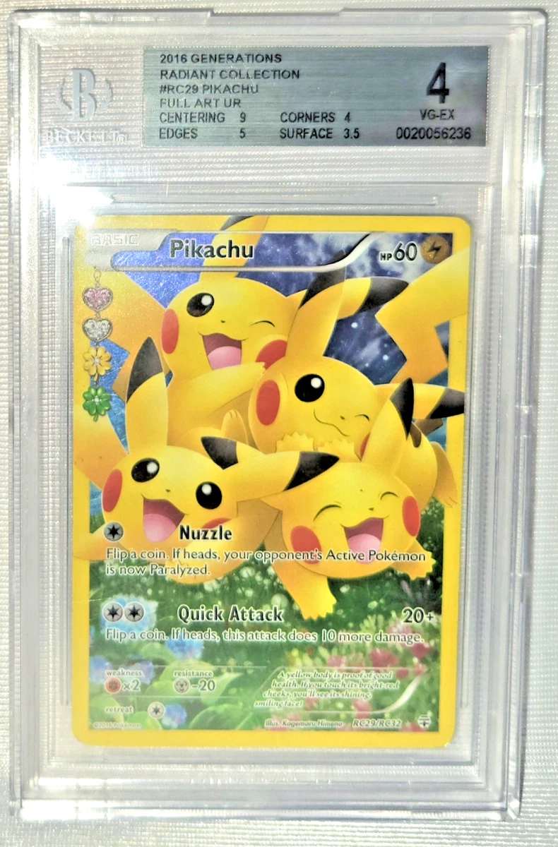 Pikachu Pokémon TCG Beckett Grading Services (BGS) Individual