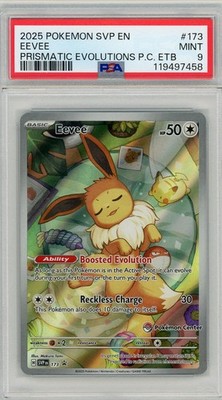 2025 Pokemon Prismatic Evolutions Pokemon Center ETB Promo Eevee