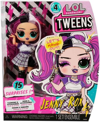 #ad L.O.L. Surprise JENNY ROX Tweens Series 4 Fashion Doll 15 Surprises Box Damaged $21.99