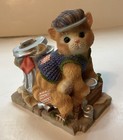 1999 Enesco Priscilla Hillman Calico Kitten 543500 "Feel-ine Fine in the City"