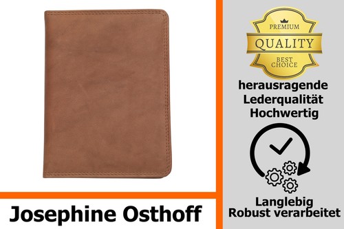 Josephine Osthoff Ausweisetui Reisepasshülle hochformat Ausweishülle Leder Damen - Foto 12 di 12