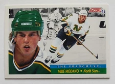 MIKE MODANO 1991-92 Score Canadian The Franchise #313 Minnesota North Stars