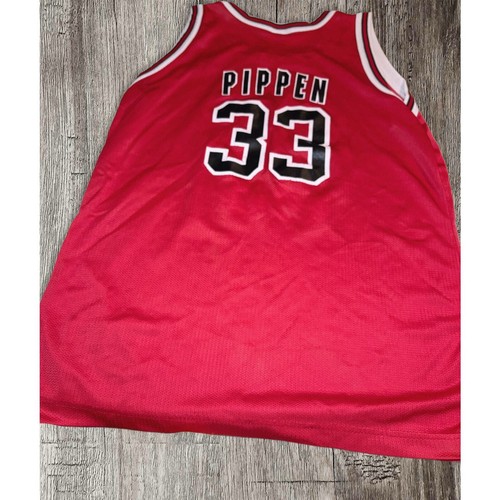 Vintage Scottie Pippen 33 Chicago Bulls. Size XL Boys 18/20 - Picture 2 of 2
