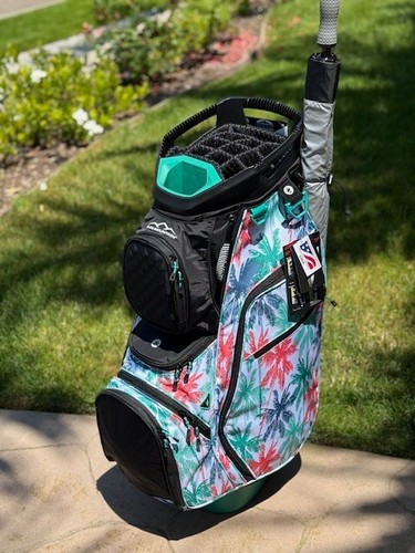 Sun Mountain Women's Diva Cart Bag "New" Last One in stock... Tropical Palms