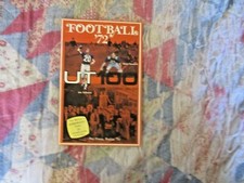 1972 TOLEDO FOOTBALL MEDIA GUIDE Yearbook Program 35 GAME WINNING STREAK! AD