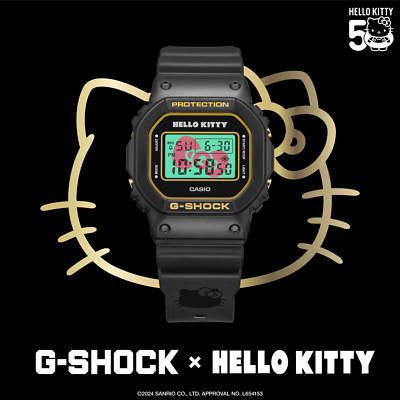 Casio DW-5600KT24-1JR G-SHOCK Hello Kitty 50th Anniversary 