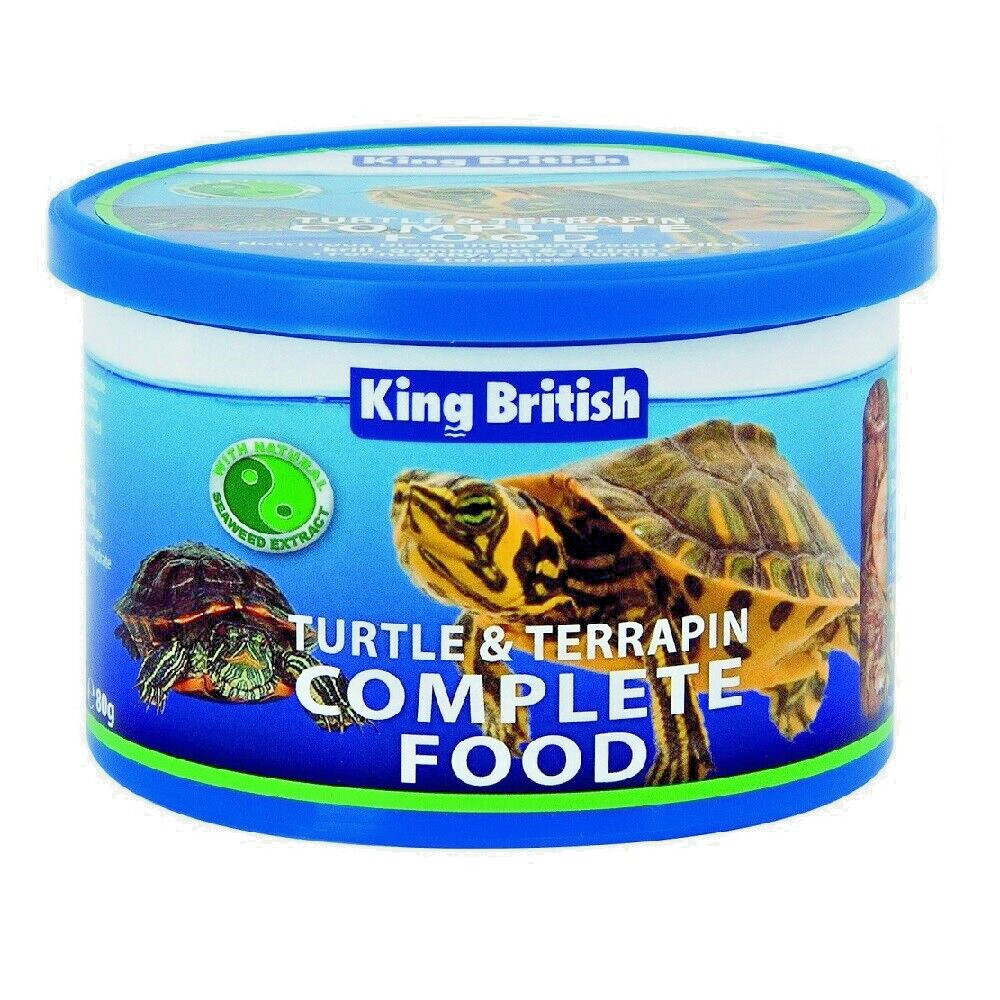 KING BRITISH TURTLE TERRAPIN FOOD 20g, 80g, 200g : Reptile Feed Shrimp Pellet