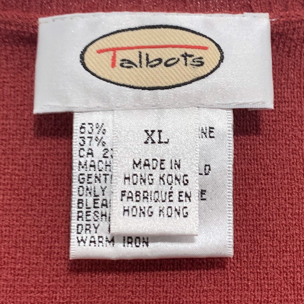 Talbots, Rust Pullover Lightweight Sleeveless Swe… - image 4
