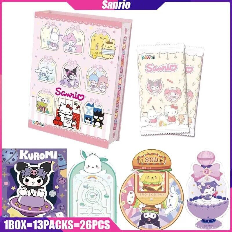 Sanrio Doujin by Kawaii Thick Trading Cards Cute CCG 13 Pack Sanrio Doujin by Kawaii Thick Trading Cards Cute CCG 13 Pack