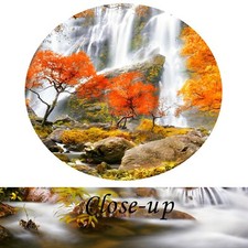 Kreative Arts - Stampa GicléE Su Tela Moderna Con Cascate Della Foresta Autunnale, 5 Pezzi, Opera D'arte Su Tela, Dipinti Su Tela, Da Parete Per Soggiorno (Grandi Dimensioni 152,4 X 81,3 Cm) - 5