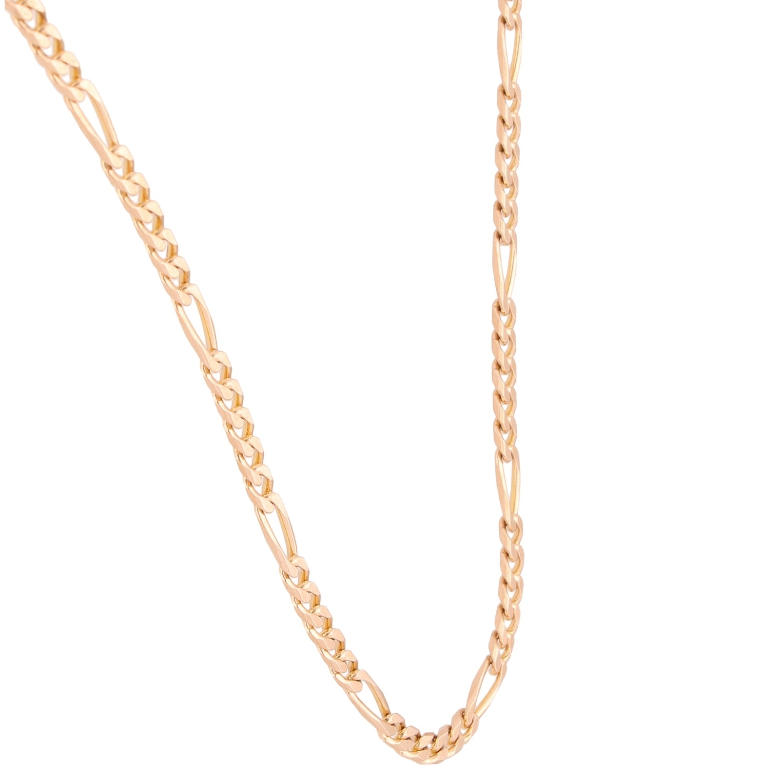 9Carat Yellow Gold 30.5"" Figaro Chain/ Necklace (3mm Wide)