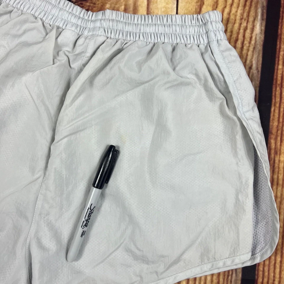 Pantalones Cortos para Correr Adidas Trifolio Gris Para Mujer Medianos Verde Primicio Tejido Entrenamiento Gimnasio Foto 4 de 4