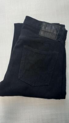 Oni Denim Oni-Kiraku-Ii 515 Black Semi-tight straight 12oz Japan