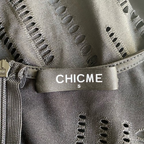 Pantaloni CHICME donna neri a maniche lunghe collo a V monopezzo tuta taglia SM - Foto 2 di 6