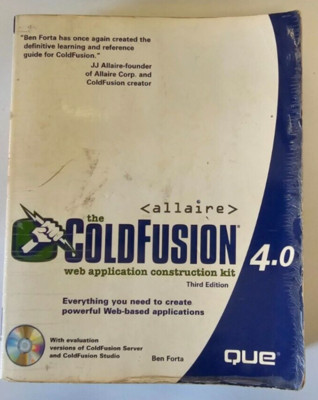 Ben Forta ColdFusion 4.0 Web Application Construction Kit 1998 Textbook