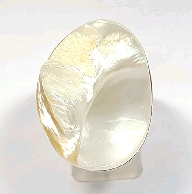 Jay King DTR Sterling Silver Large Shell Oval Rin… - image 1