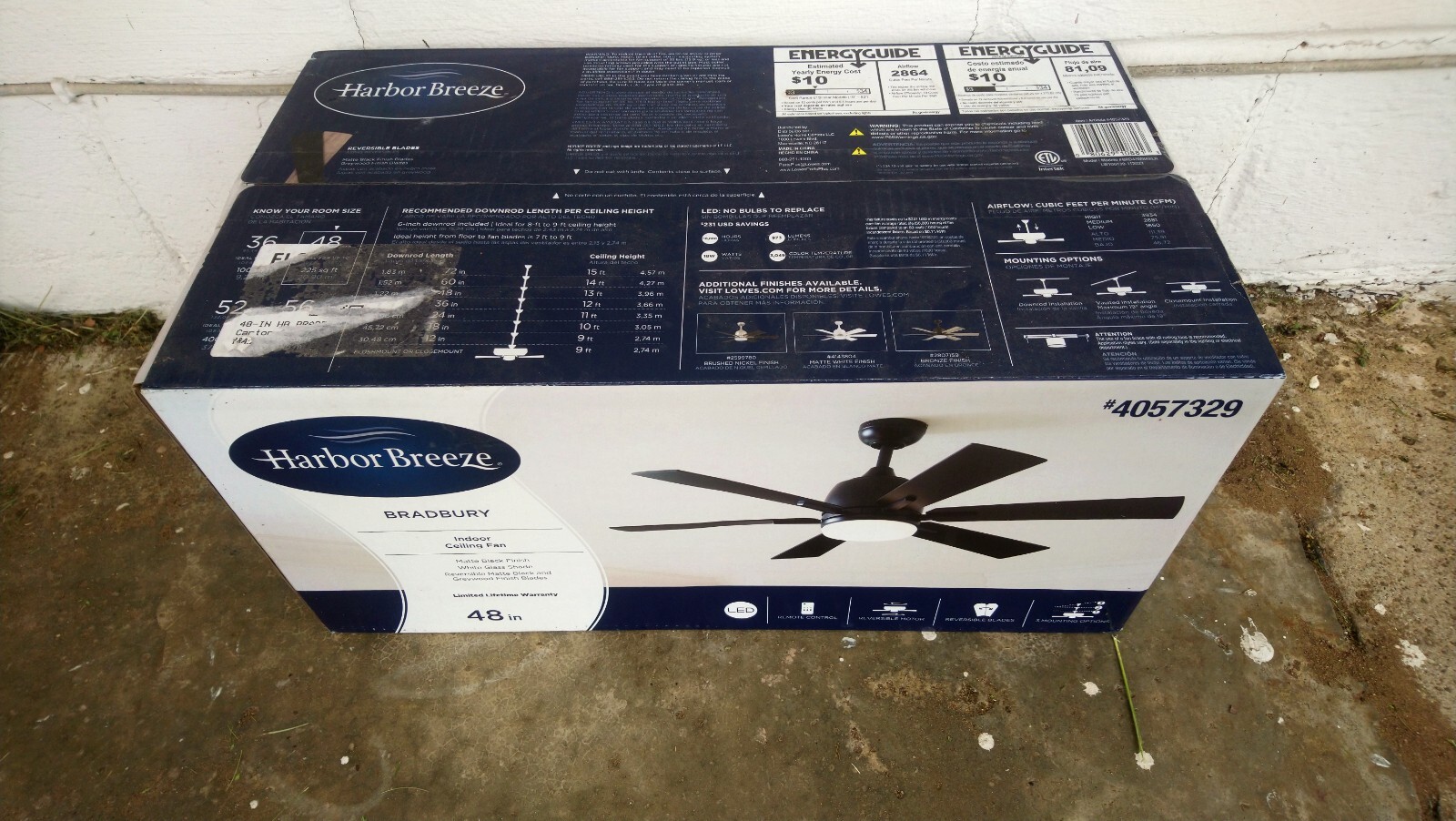Harbor Breeze Bradbury 48