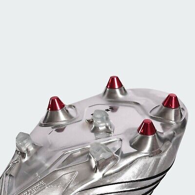 adidas Predator 19+ SG Mens Football Boots Silver Black SIZE adidas Predator 19+ SG Mens Football Boots Silver Black SIZE