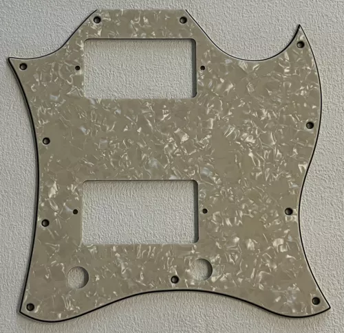 New Ivory White Pearl Pickguard For US Gibson SG Standard Style Guitar Pickguard