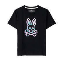PSYCHO BUNNY KIDS BLACK T SHIRT B0U609C200 BLK