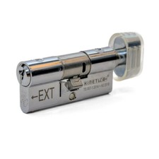 UAP TS007 3 Star Thumb Turn Euro Cylinder Lock, 3 Keys, Chrome - Multi Sizes