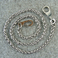 Steel Fob Pants Chain Bag Wallet Chains Keychains  Snap Hooks, 20.50 INCHES