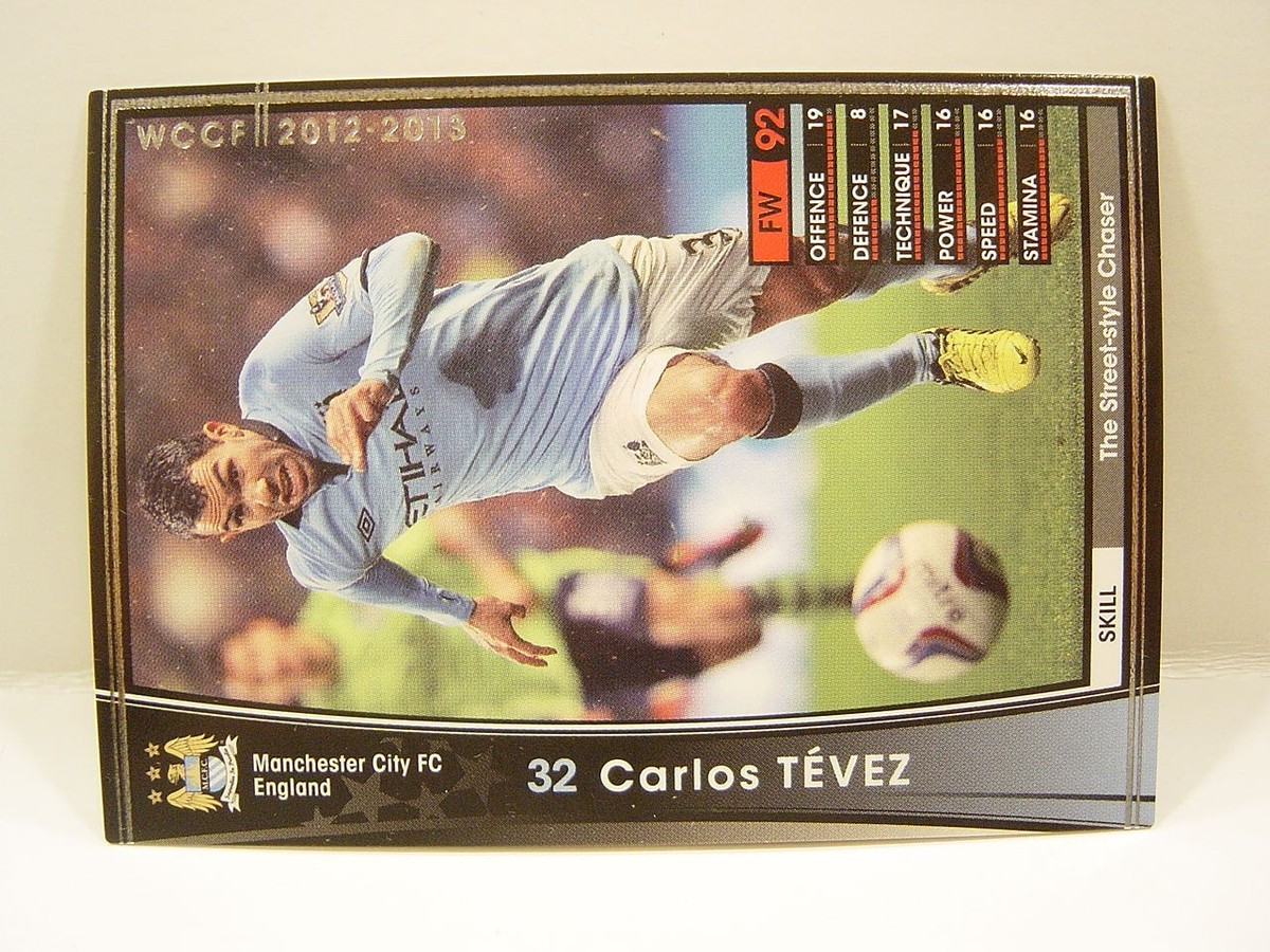 マンチェスター・シティ TEVEZ 32番 希少 Panini WCCF 2012-13 Carlos Tevez 1984 Argentina No.32 Manchester