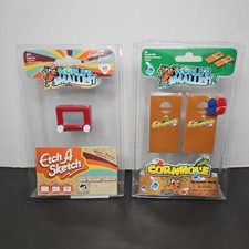 Worlds Smallest Toy Lot X2 New Sealed Etch A Sketch And Corn Hole Retro