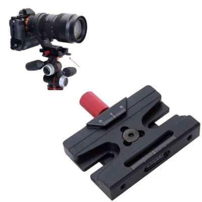 ISHOOT Convertitore per piastra fotocamera Arca-Swiss Manfrotto testa treppiede MH054M0 MHXPRO-3W
