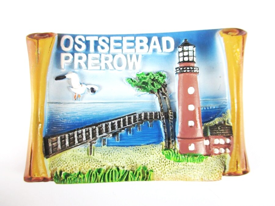 Baltic Sea resort Prerow poly magnet Germany Germany souvenir, new