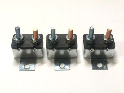 3 PACK AUTOMOTIVE 20 AMP AUTO-RESET CIRCUIT BREAKER ELECTRIC WIRING POWER SWITCH