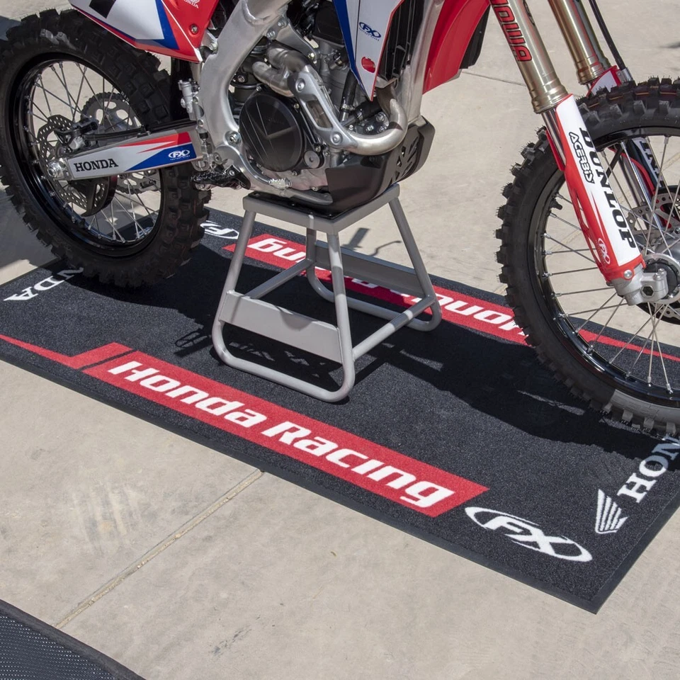 Alfombrilla de bicicleta Effex Honda de fábrica 6x3 ft CR CRF XR XL ATC TRX 85 125 250 400 450 500 Foto 2 de 2