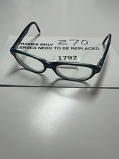 Ray-Ban RB1555 3667 Kids Eyeglasses Frames Clear Blue Round Cat Eye 48-16-130