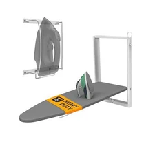 Xabitat Wall Mounted Ironing Board with Iron Holder | 36.2" X 12.2" Compact M...