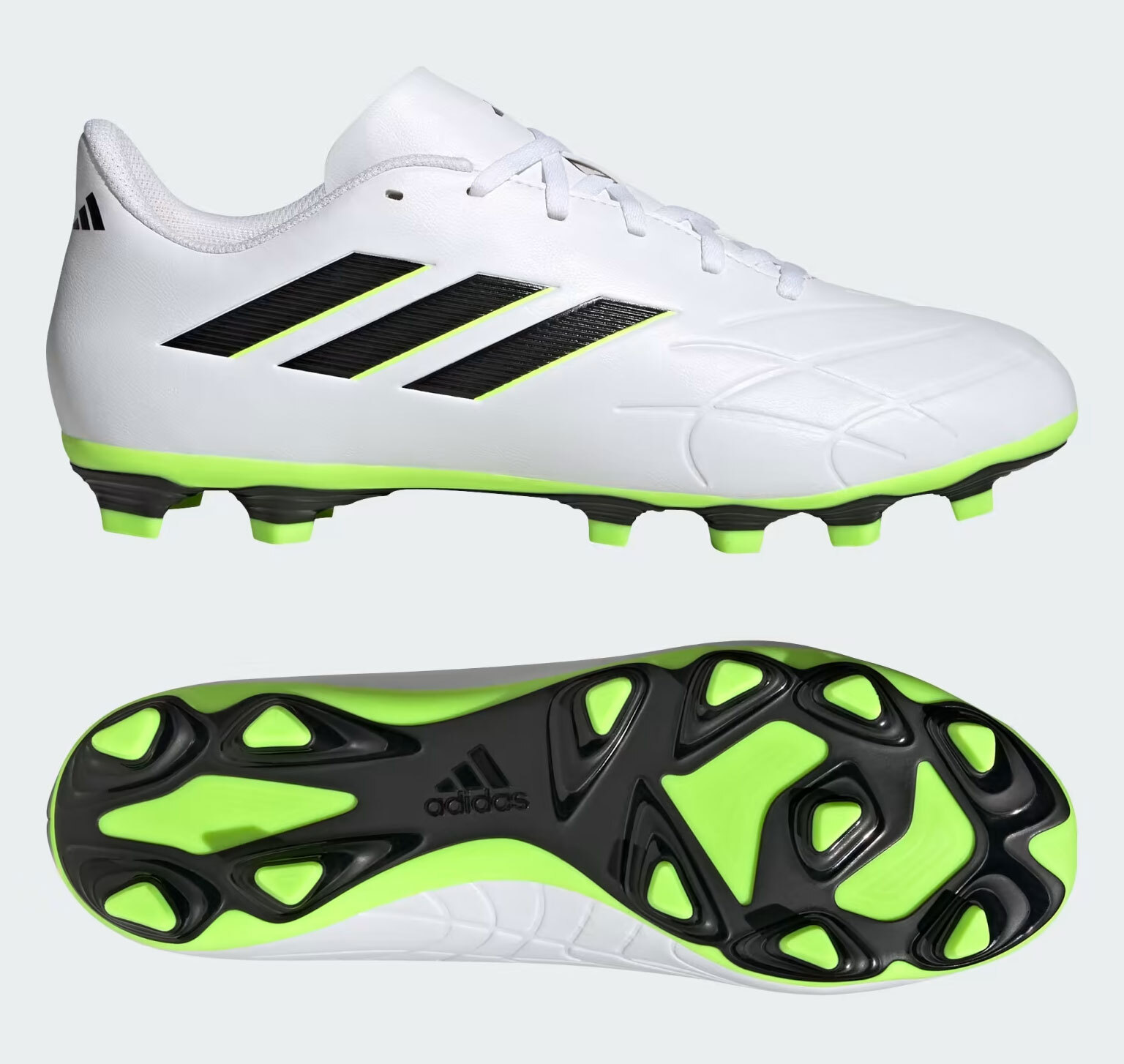 SCARPE CALCIO ADIDAS COPA PURE.4 - GZ2536 col. bianco/nero/verde foto 6