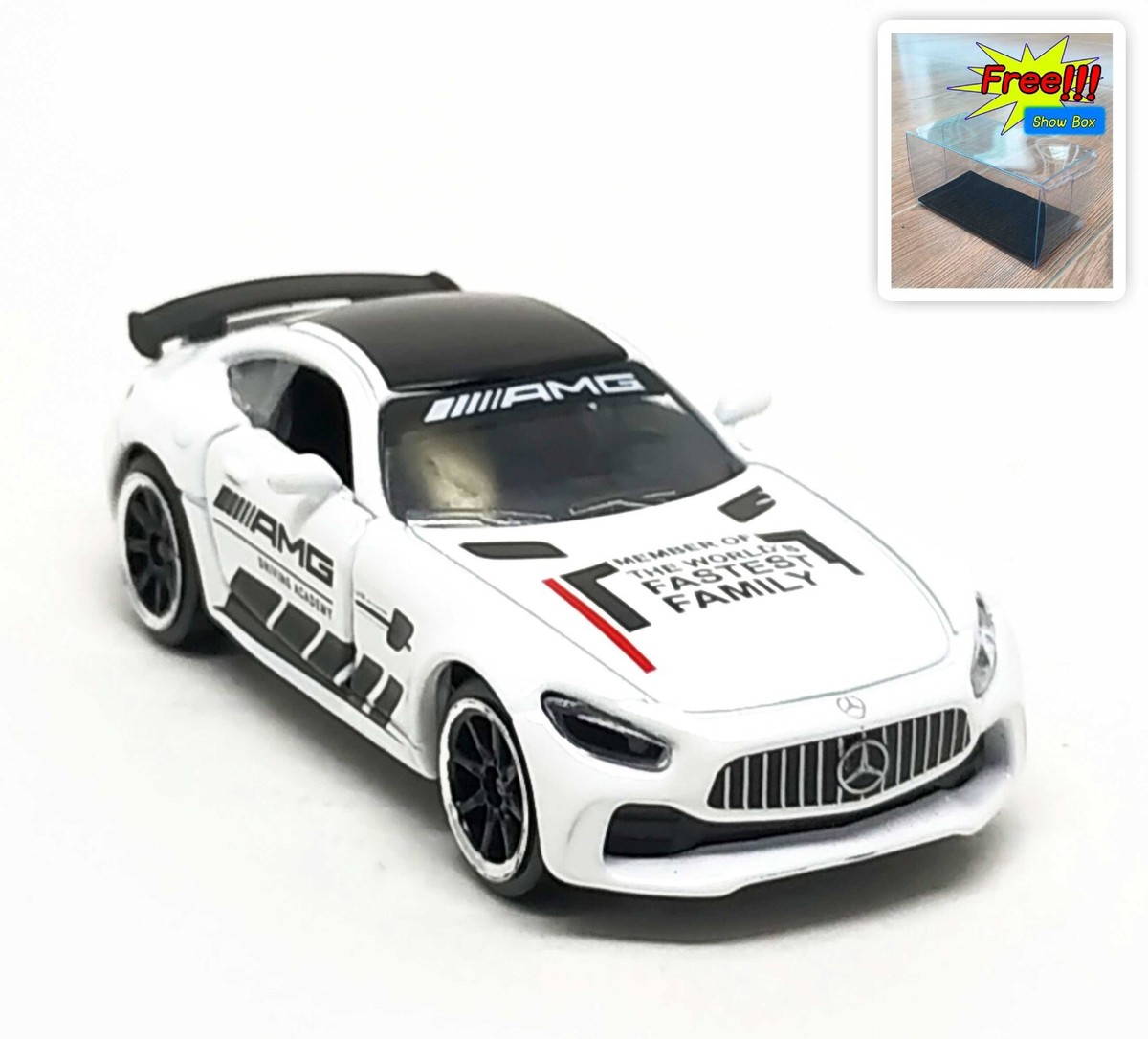 Majorette Mercedes Benz AMG GT R White Driving Academy 1:61 3