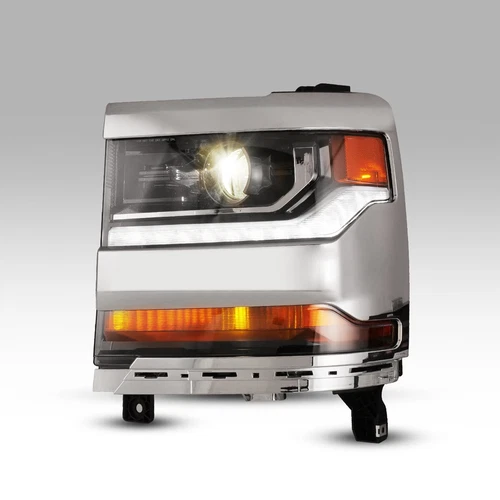 Headlights For 2016-2018 Chevy Silverado 1500 HID / Xenon DRL HeadLamps - Picture 23 of 24
