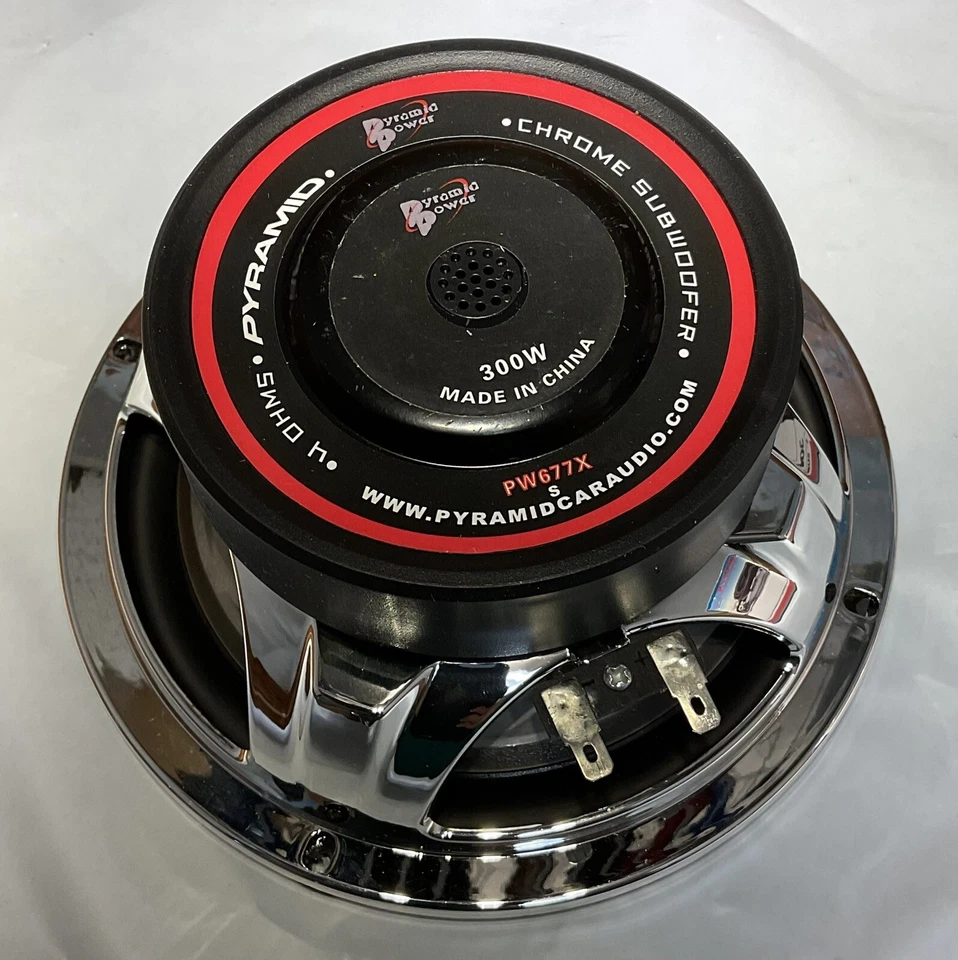 Single Pyramid PW677X 6'' 300 Watts Sub-Woofer Car Audio Subwoofer - Image 3 of 3