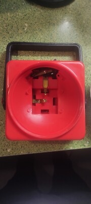 Lampe Vintage Varta Rouge à Piles - Double Poignées, Allemagne, Fonctionnelle