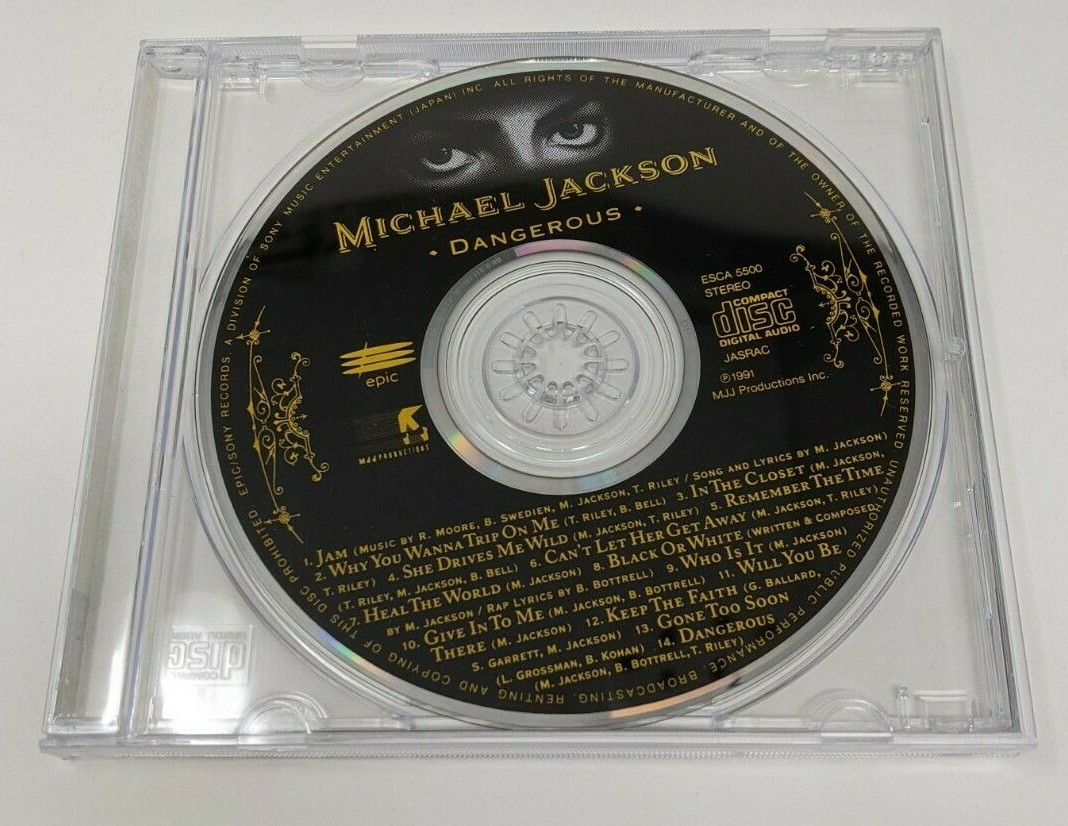 Michael Jackson: Dangerous - Japanese Edition (CD, 1991, 14
